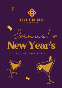 New Year Countdown Poster Image Preview