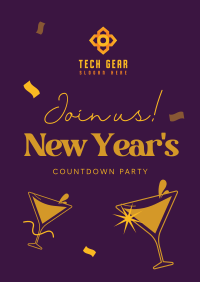 New Year Countdown Poster Image Preview