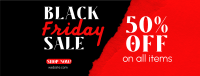 Black Friday Flash Sale Facebook cover Image Preview