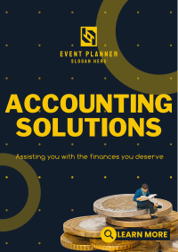 Money Solutions Poster Design