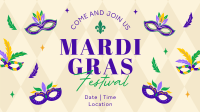 Mardi Gras Festival Facebook event cover Image Preview