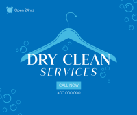 Dry Clean Service Facebook Post Design