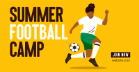 Football Summer Training Facebook Ad Design