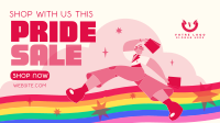 Fun Pride Month Sale Facebook Event Cover Design