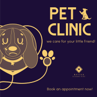 Pet Clinic Instagram Post Design