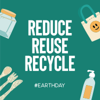 Reduce Reuse Recycle Instagram Post Design