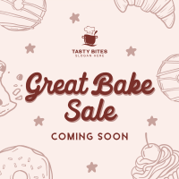 Great Bake Sale Instagram post Image Preview