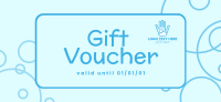 Bubbles Gift Certificate Image Preview