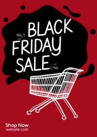 Black Friday Doodle Poster Image Preview