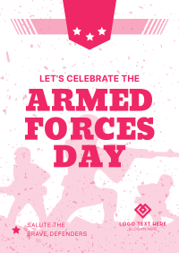 Armed Forces Day Greetings Flyer Image Preview