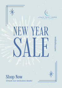 New Year Exclusive Deals Flyer Image Preview