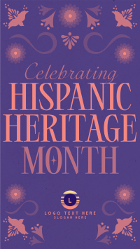 Traditional Hispanic Heritage Month Facebook Story Preview