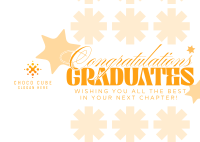 Geometric Graduation Postcard Image Preview