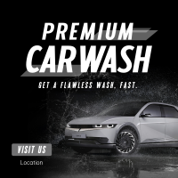 Premium Car Wash Linkedin Post Image Preview