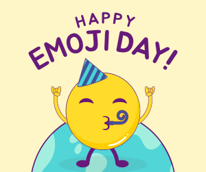 Party Emoji Facebook post