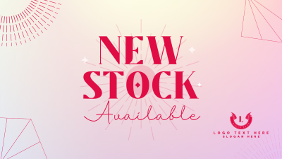 Gradient & Lines New Stock Facebook event cover Image Preview