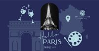 Paris Holiday Travel  Facebook Ad Design