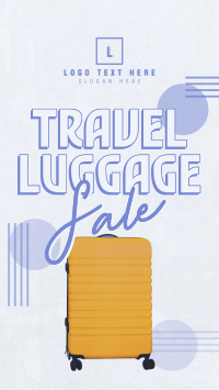 Travel Luggage Discounts TikTok Video Design
