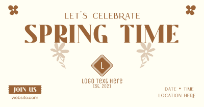 Springtime Celebration Facebook ad