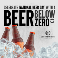 Below Zero Beer Instagram post Image Preview