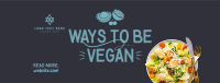 Vegan Food Adventure Facebook cover Image Preview