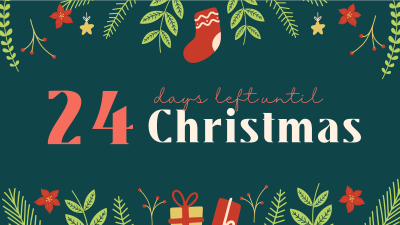 Countdown To Christmas Facebook event cover Image Preview