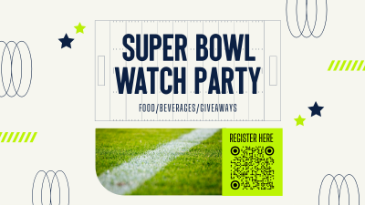 Super Bowl Sport Facebook event cover Image Preview