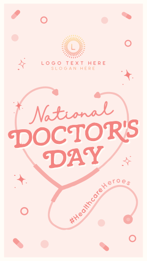 Quirky Doctors Day Facebook story Image Preview