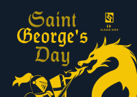 Saint George's Celebration Postcard Image Preview