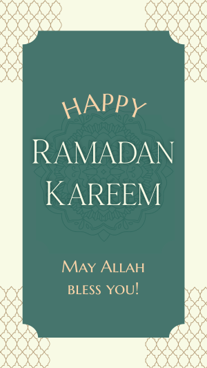 Happy Ramadan Kareem Facebook story Image Preview