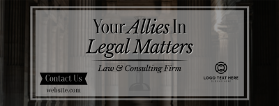 Law Consulting Firm Facebook cover Image Preview