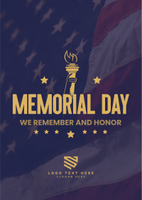 Remember and Honor Flyer Image Preview