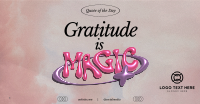 Metallic Magic Gratitude  Facebook ad Image Preview