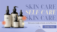 Skin Care Products Facebook Event Cover Preview