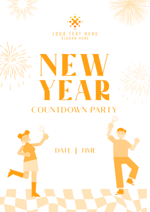Dance Party Countdown Flyer Image Preview