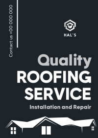 Quality Roofing Poster Image Preview