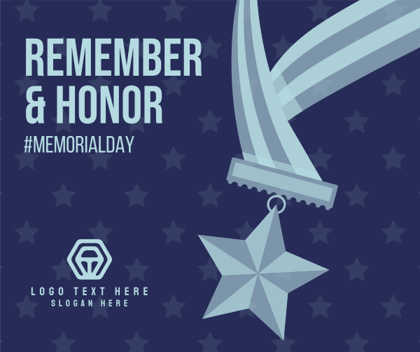 Memorial Day Badge Facebook Post Design Image Preview