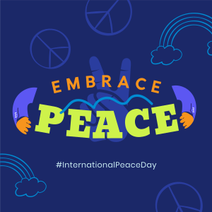 Embrace Peace Day Instagram post Image Preview