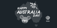 Koala Australia Day Twitter Post Image Preview