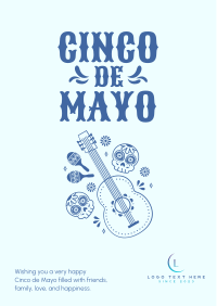 Guitar Cinco De Mayo Flyer Image Preview