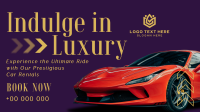 Luxurious Car Rental Service Animation Preview