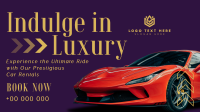 Luxurious Car Rental Service Animation Image Preview