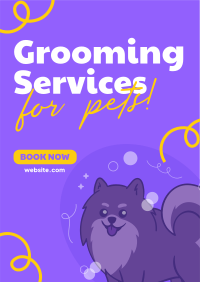 Premium Grooming Services Flyer Design