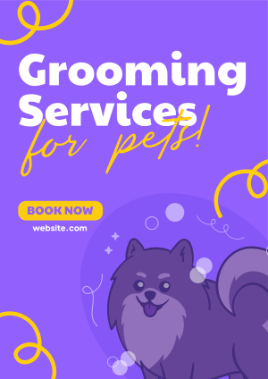 Premium Grooming Services Flyer Image Preview