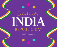 Fancy India Republic Day Facebook Post Design