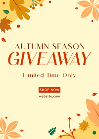 Autumn-tic Season Fare Poster Design