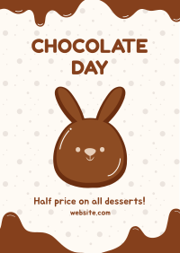 Chocolate Bunny Poster Design