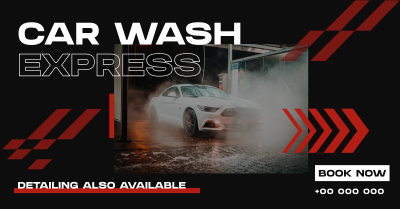 Premium Car Wash Express Facebook ad Image Preview