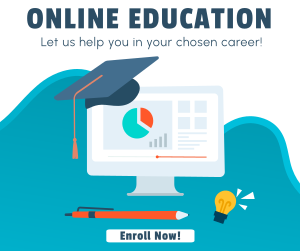 Online Education Facebook post
