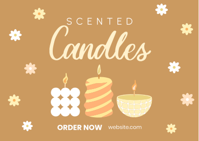 Sweet Scent Candles Postcard Image Preview